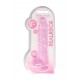 Dildo realistico com testiculos 23cm Rosa - RealRock Este modelo REALROCK CRYSTAL CLEAR foi projetado com bolas realistas para uma experiência realística aprimorada. Todos vêm com uma ventosa resistente para que você possa colá-los em praticamente qualquer superfície lisa.