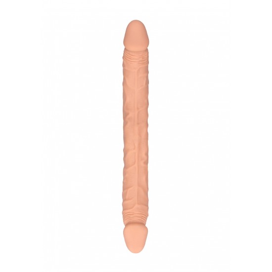 O encontro duplo da tua vida! Desfruta da "pele" aveludada e extremamente realista com este incrível vibrador. As formas, texturas e núcleos super realistas deste dildo-lhe uma aparência e uma sensação conferem se fosse