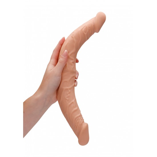 O encontro duplo da tua vida! Desfruta da "pele" aveludada e extremamente realista com este incrível vibrador. As formas, texturas e núcleos super realistas deste dildo-lhe uma aparência e uma sensação conferem se fosse