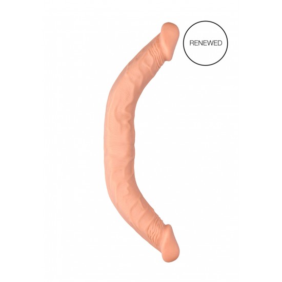 O encontro duplo da tua vida! Desfruta da "pele" aveludada e extremamente realista com este incrível vibrador. As formas, texturas e núcleos super realistas deste dildo-lhe uma aparência e uma sensação conferem se fosse
