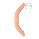 O encontro duplo da tua vida! Desfruta da "pele" aveludada e extremamente realista com este incrível vibrador. As formas, texturas e núcleos super realistas deste dildo-lhe uma aparência e uma sensação conferem se fosse