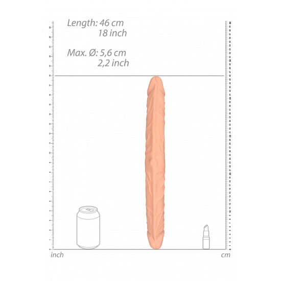 O encontro duplo da tua vida! Desfruta da "pele" aveludada e extremamente realista com este incrível vibrador. As formas, texturas e núcleos super realistas deste dildo-lhe uma aparência e uma sensação conferem se fosse