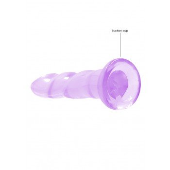 Não Realistico Dildo com ventosa - 17 cm - Lilas