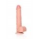 Straight Realistic Dildo  Balls  Suction Cup - 12/ 30,5 cm