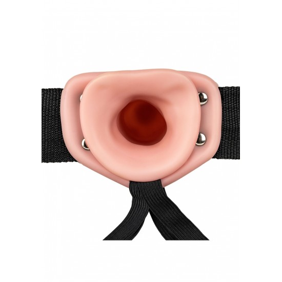 Vibrating Hollow Strap-on No Balls - 8/ 20,5 cm Vibrating Hollow Strap-on No Balls - 8/ 20,5 cm