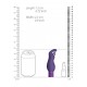 Vibrador Exquisite - Recarregavel Silicone - Purple Não precisa de ser da realeza para desfrutar desta linha elegante. Escondida por baixo do seu exterior de silicone de qualidade médica, sedosa e suave, encontra-se uma qualidade inigualável. O EXQUISITE tem três protuber
