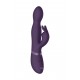 O vibrador Rabbit do ponto G de silicone e recarregável NIVA possui uma ponta de ponto G rotativa multidirecional de 360 graus com 10 funções. Com uma ponta vibratória de ponto G de 10 funções e 10 opções de vibrações c