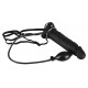 Strap-On Penis & Bomba Coloque o cinto, insira e divirta-se!Vibrador de cinta inflável resistente e oco por dentro. Com alças ajustáveis. Preto. Vibrador com 18,5 cm de comprimento, Ø interno 4,2 cm (não flexível), Ø externo pod