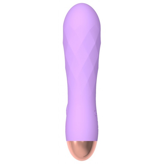 O pequeno vibrador para uma bolsa! Mini vibrador com textura excitante estimulante e textura aveludada de toque macio. O vibrador é da segunda geração Cuties. Com 7 modos de vibração diferentes. Pode ser recarregado com