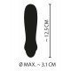 Mini vibrador roxo com bojo côncavo na ponta da haste. Possui 7 modos de vibração e pode ser recarregado com o cabo USB incluso. Fácil de usar e com um design elegante. À prova dágua. Comprimento total 12,5 cm, Ø 2,3