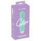 Mini vibrador verde com uma excitante estrutura ranhurada na cabeça. Tem 7 modos de vibração diferentes e pode ser recarregado com o cabo USB incluído. Fácil de usar e com um design elegante. À prova dágua. Comprimen