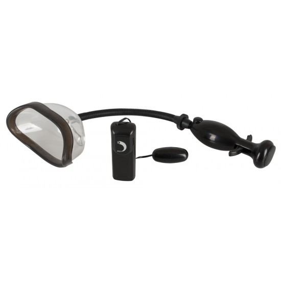 Para lábios incríveis e sensações emocionantes!
Ventosa vaginal de formato anatômico com vibro-bala removível e alça de fácil manuseio. As vibrações variáveis podem ser controladas através do controle remoto em um fio. H