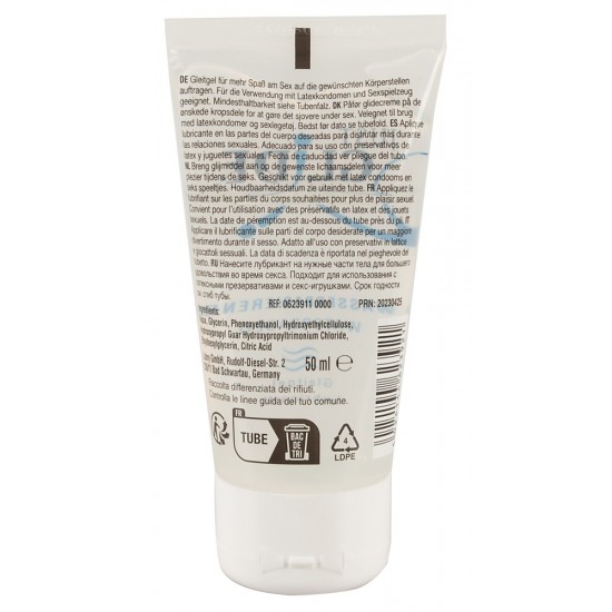 Lubrificante Água Just Glide 50ml Gel lubrificante íntimo de qualidade medicinal, testado dermatológicamente. Pode usar para maior conforto no sexo vaginal ou anal.Fórmula à base de água. Adequado para utilização com preservativos e brinquedos eróticos.R