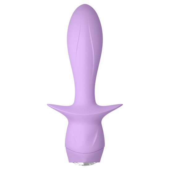 Mini vibrador da 4ª geração de CutiesVibração poderosa e profunda em 10 modosBotão de pedra preciosa cintilante em forma de coraçãoDesign de plug com textura suaveCom batente – extra seguroFlexível, adapta-se perfeitamen