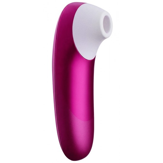 Pulsador compacto e fácil de segurarPerfeito para iniciantes no WomanizerTecnologia Pleasure Air para o clitóris11 níveis de intensidadeFácil de usarSilencioso como um sussurroImpermeávelRecarregável - inclui um cabo USB