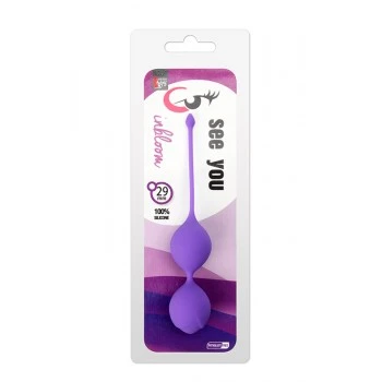 SEE YOU IN BLOOM DUO BALLS 29MM PURPLE
