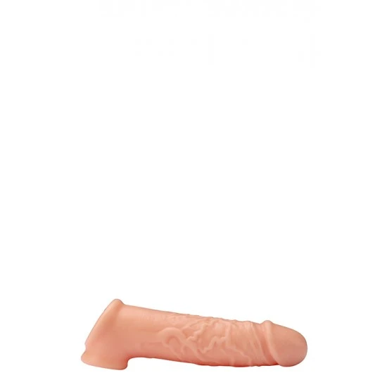 Extensao penis com argola para testiculos REALSTUFF 6.5 Esta manga extensível RealStuff é feita de silicone macio e elástico. A manga aumenta a circunferência do pênis e possui uma alça esférica. Dessa forma, ele ficará firme no lugar. Manga para o pénis com aspecto e toque