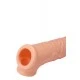 Extensao penis com argola para testiculos REALSTUFF 6.5 Esta manga extensível RealStuff é feita de silicone macio e elástico. A manga aumenta a circunferência do pênis e possui uma alça esférica. Dessa forma, ele ficará firme no lugar. Manga para o pénis com aspecto e toque