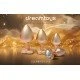 A coleção Gleaming Love apresenta este plug com acabamento em pérola dourada de tamanho pequeno e pedra preciosa. Feito de alumínio leve e suave e sem costura, este brinquedo de prazer é fácil de deslizar e a base alarga