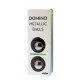 DOMINO Bolas Metalicas - Prateadas 2 Bolas em metal, prateadas, concebidas para tonificar e apertar os músculos pélvicos. Provoca um prazer intenso. À prova dágua
