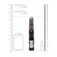 Vibrating Rabbit - Black Vibrador com Estimulador Clitóris Coelho Rabbit 22cm Preto