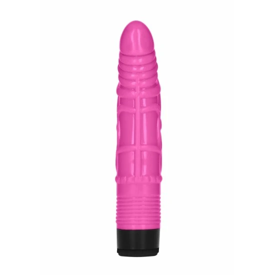 Vibrador Realista Multivelocidades Slight GC 16.5cm Rosa Vibrador multispeed de 16.5cm, com aparência realista (cabeça pormenorizada e veias) e corpo flexível, para que se adapte de forma perfeita a todas as suas curvas e possa desfrutar do máximo de prazer.Um brinquedo erótic