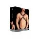Arnês de Torso Bondage Adonis Pele Preto Adicione ainda mais intensidade às suas aventuras sexuais e permita-se desfrutar do melhor da vida!Arnês masculino fetichista todo em pele decorado com anéis de metal. Com detalhes apaixonantes e super confortável de se
