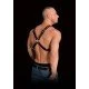 Arnês de Torso Bondage Adonis Pele Preto Adicione ainda mais intensidade às suas aventuras sexuais e permita-se desfrutar do melhor da vida!Arnês masculino fetichista todo em pele decorado com anéis de metal. Com detalhes apaixonantes e super confortável de se