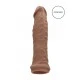 Sê o melhor (e o maior) partido. As formas, texturas e cores super realistas deste dildo conferem-lhe uma aparência e uma sensação como se fosse um pénis verdadeiro! Feito de TPE sem ftalato, este material esponjoso imit