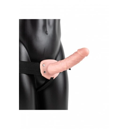 Vibrating Hollow Strap-on No Balls - 8/ 20,5 cm Vibrating Hollow Strap-on No Balls - 8/ 20,5 cm