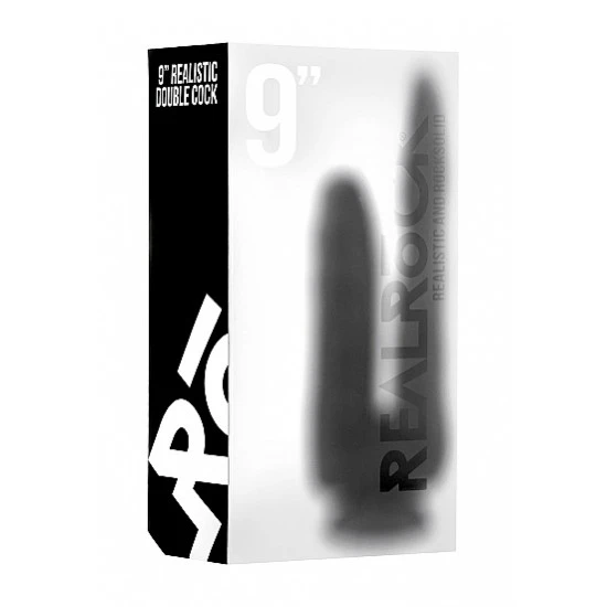 Dildo Realista Dupla Penetração 23cm Preto Realrock O dobro da diversão significa o dobro do prazer com este dildo realista duplo da RealRock!Eleve o seu prazer a outro patamar de deleite com este dildo com um pénis de 12cm inseríveis para prazer vaginal e outro de 16cm p
