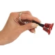 Porta Chaves Ring for Sex A perfect item for your shop counter! Keyring in the shape of a red bell. It has a black handle and black text ("Ring for Sex"). Length 6.5 cm, Ø 3.7 cm. Metal.