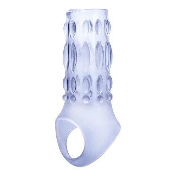 NMC 3 INCH TPE TRANSPARENT PENIS ENHANCER WITH BALL STRAP