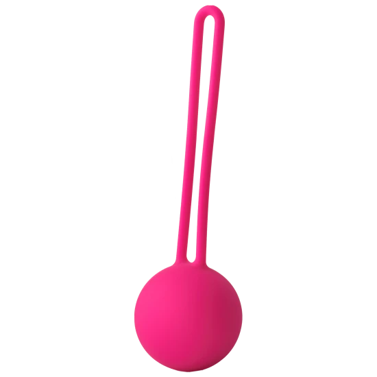 Flirts é a coleção Dream Toys que tem cores vivas e embalagens que lembram primavera, céu azul, dias de sol e flores. Esta bola Kegel da etiqueta Flirts é feita de silicone macio e seguro para o corpo e possui uma c