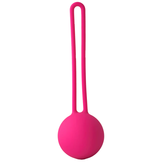 Flirts é a coleção Dream Toys que tem cores vivas e embalagens que lembram primavera, céu azul, dias de sol e flores. Esta bola Kegel da etiqueta Flirts é feita de silicone macio e seguro para o corpo e possui uma c