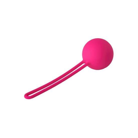 Flirts é a coleção Dream Toys que tem cores vivas e embalagens que lembram primavera, céu azul, dias de sol e flores. Esta bola Kegel da etiqueta Flirts é feita de silicone macio e seguro para o corpo e possui uma c