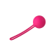 Flirts é a coleção Dream Toys que tem cores vivas e embalagens que lembram primavera, céu azul, dias de sol e flores. Esta bola Kegel da etiqueta Flirts é feita de silicone macio e seguro para o corpo e possui uma c