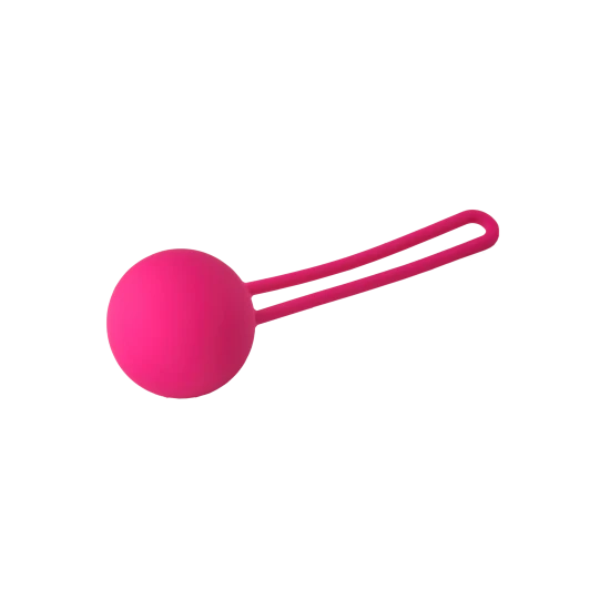 Flirts é a coleção Dream Toys que tem cores vivas e embalagens que lembram primavera, céu azul, dias de sol e flores. Esta bola Kegel da etiqueta Flirts é feita de silicone macio e seguro para o corpo e possui uma c