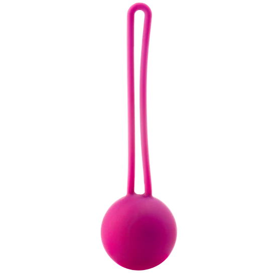 Flirts é a coleção Dream Toys que tem cores vivas e embalagens que lembram primavera, céu azul, dias de sol e flores. Esta bola Kegel da etiqueta Flirts é feita de silicone macio e seguro para o corpo e possui uma c