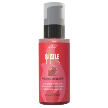 SENSUVA SIZZLE LIPS WARMING GEL STRAWBERRY 59ML