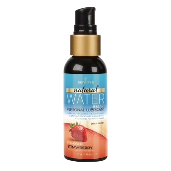 SENSUVA Lubrificante Pessoal Natural à Base de Água Morango 57ml