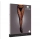 Heart Patterned Tights - One Size - Black