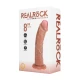 Divirta-se ao máximo com este dildo vibratório firme e macio ao toque, da RealRock®. Suas veias realistas de aparência natural no eixo, combinadas com o tamanho certo e design semelhante à pele, dão a você estimulação ex