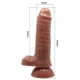 Pénis Realista com vibração. Impermeável. Material: Termoplástico. Usa Pilhas: 2x AA. Aviso: O produto deve ser lavado antes e depois de usar. É recomendado produto de limpeza. Não usar na pele inflamada ou ferida. Usar
