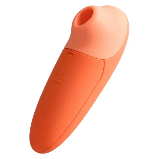 ROMP SWITCH X Pulsador compactoCom a tecnologia Pleasure Air6 intensidadesPilhas incluídas Felicidade orgástica para iniciantes!O vibrador Switch X da ROMP com Pleasure Air Technology para orgasmos intensos em pouco tempo. Vibrações d