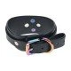 Venice Collection - Algemas Tornozelos - Preto Os Algemas Tornozelos da coleção Venice da Ouch! são ajustáveis em tamanho e são facilmente fixados juntos ou em outros objetos. Feitos de couro colado, eles apresentam um acabamento iridescente em seu hardware, dando