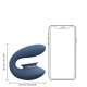 Vibrador Rabbit com Sugador e Lingua - Twitch 3 - Azul Com 3 motores de 10 funções controlados independentemente, projetados para estimular suas zonas externas de prazer. Estimulação direta do clitóris através da sucção e da língua, juntamente com uma extremidade vibra