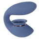 Vibrador Rabbit com Sugador e Lingua - Twitch 3 - Azul Com 3 motores de 10 funções controlados independentemente, projetados para estimular suas zonas externas de prazer. Estimulação direta do clitóris através da sucção e da língua, juntamente com uma extremidade vibra