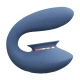 Vibrador Rabbit com Sugador e Lingua - Twitch 3 - Azul Com 3 motores de 10 funções controlados independentemente, projetados para estimular suas zonas externas de prazer. Estimulação direta do clitóris através da sucção e da língua, juntamente com uma extremidade vibra